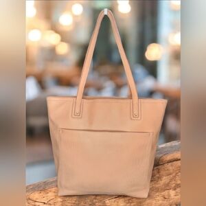 LC Lauren Conrad Classic Nude Pink Tote